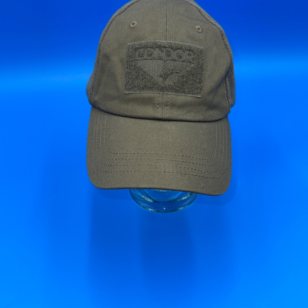 Condor Tactical Mesh Cap Olive Drab Adjustable Operator Patch Hat TCM-001